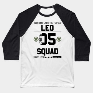 Zodiac Majesty Leo Squad Black Baseball T-Shirt